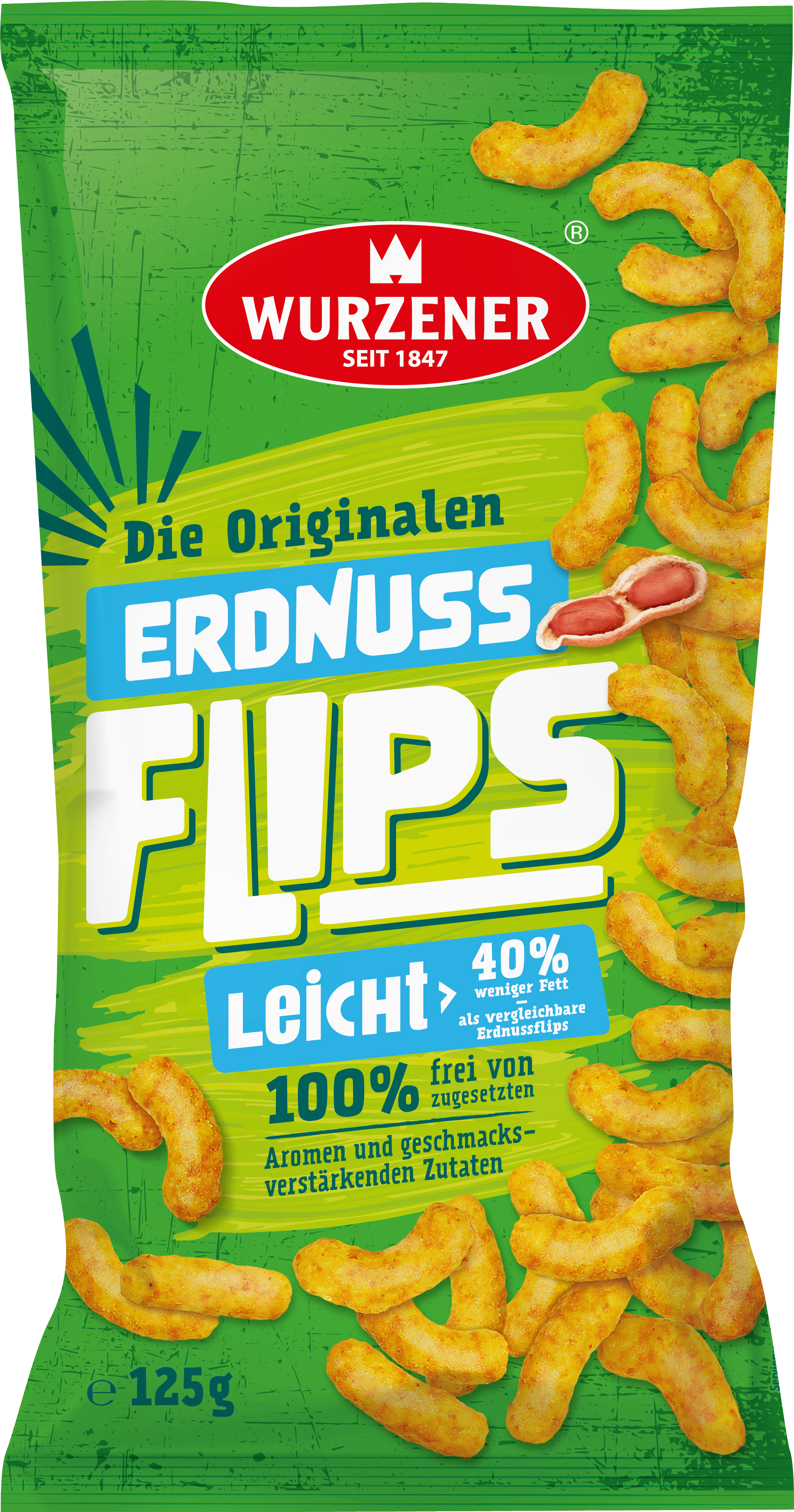 Original WURZENER Erdnussflips leicht Original WURZENER Erdnussflips leicht