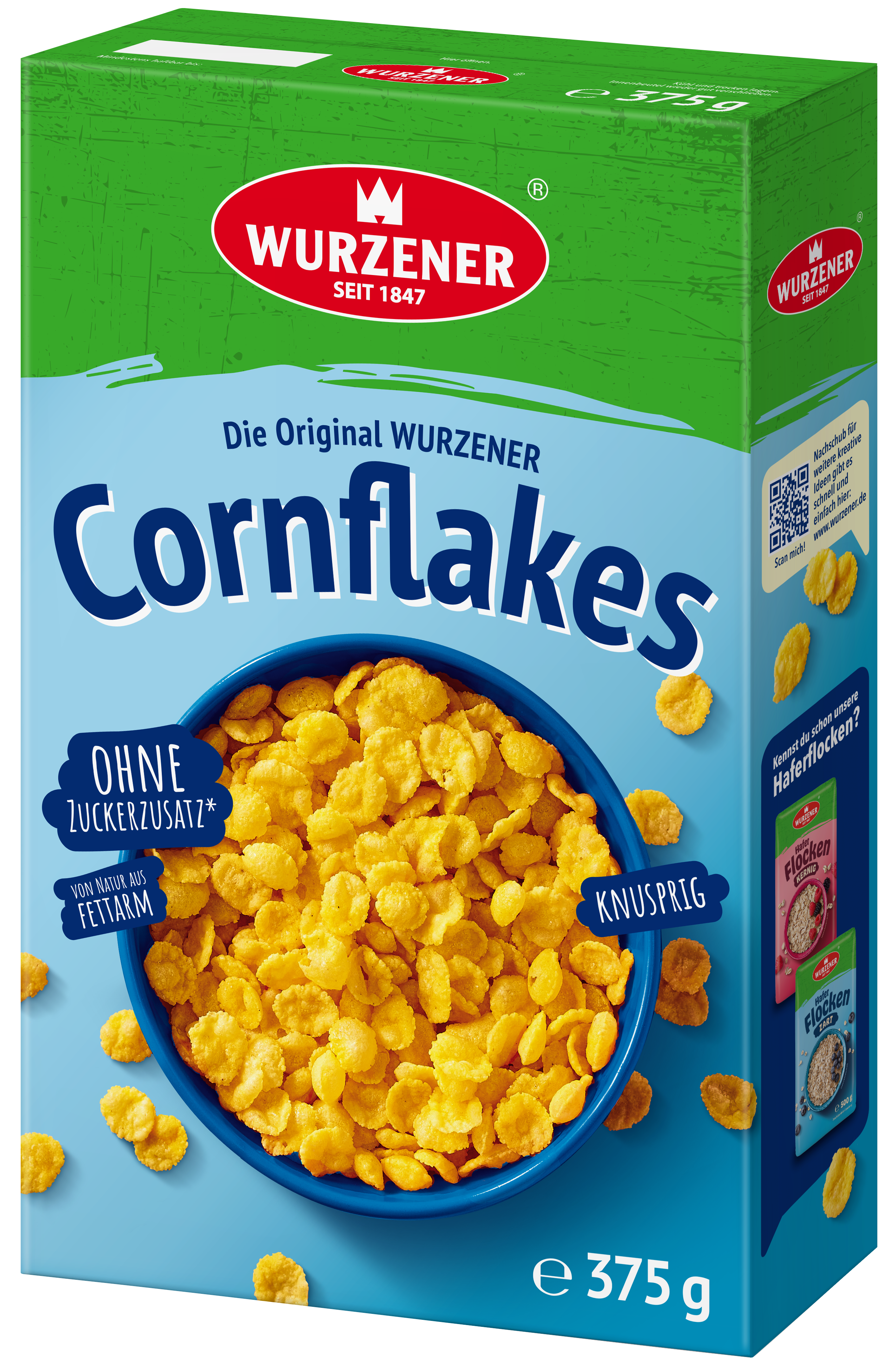WURZENER Cornflakes, ohne Zuckerzusatz*