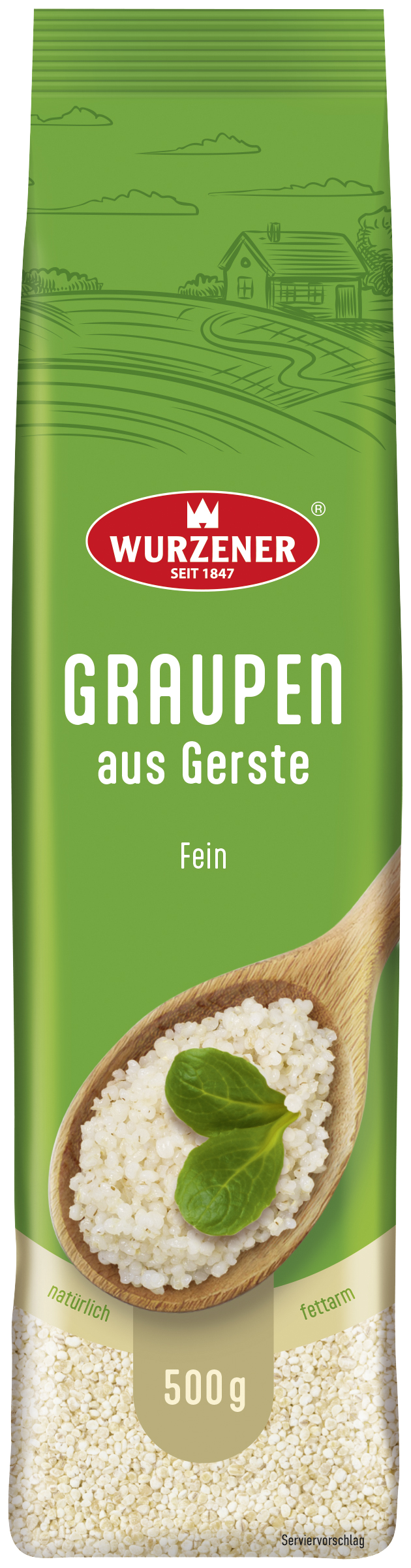 WURZENER Perlgraupen aus Gerste, fein